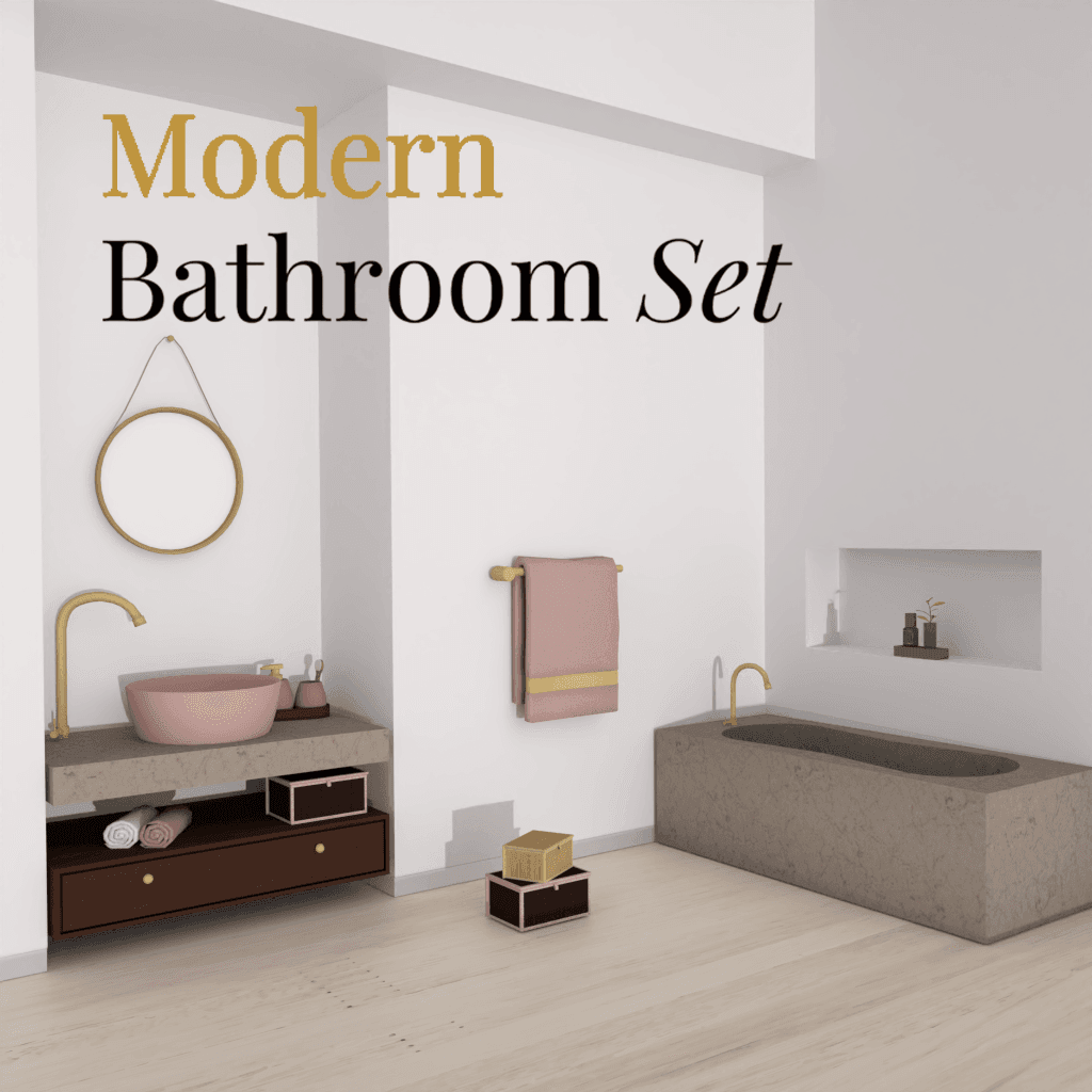 Набор для ванной Modern Bathroom set